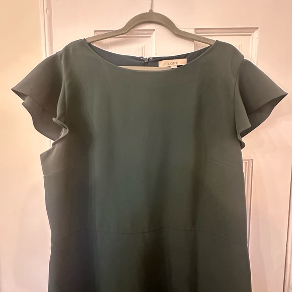 Ann Taylor Loft Flutter Flounce Dress - Picture 3 of 4